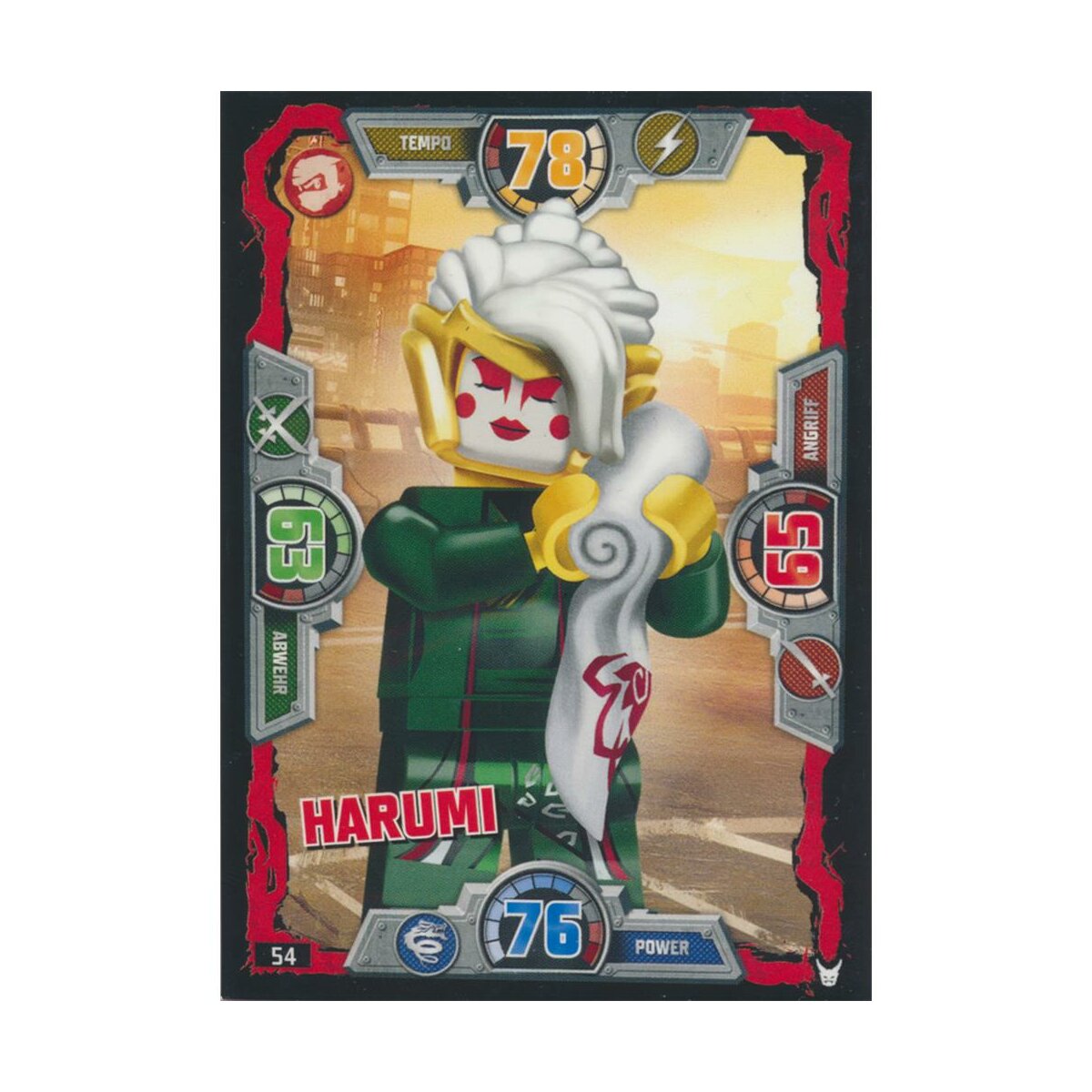 Harumi Helden Karte Lego Ninjago Serie