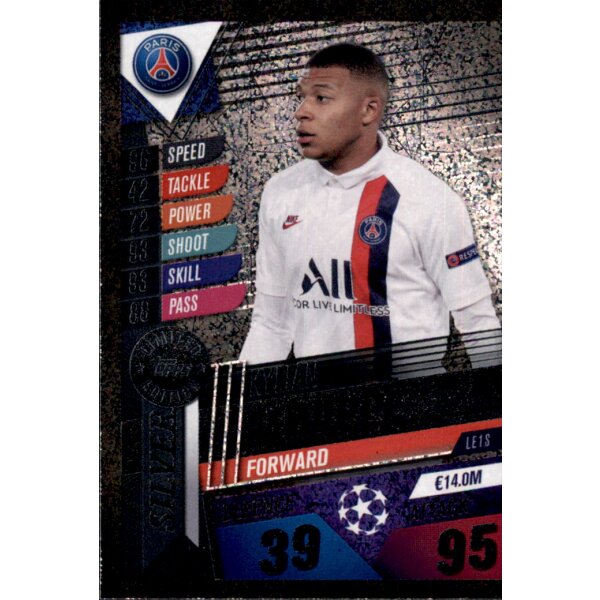 LE01S Kylian Mbappe Silver Limited Edition 2019 2020 16 99