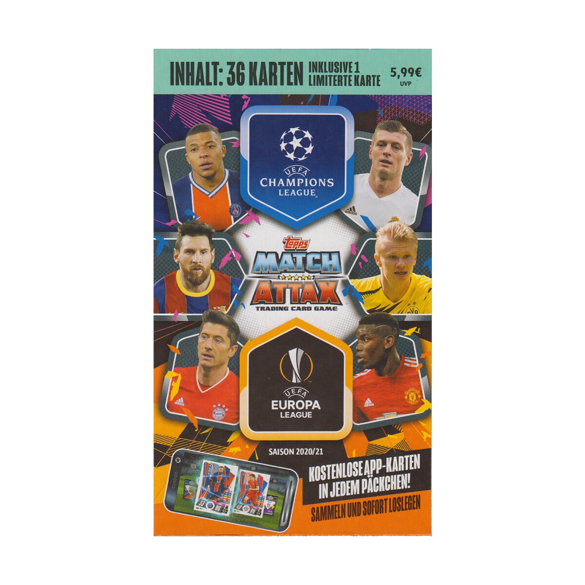 Topps Champions League Trading Cards Blister