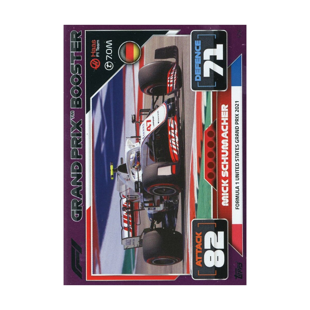 326 Turbo Attax F1 2022 CRYSTAL PINK Grand Prix Mick Schumach