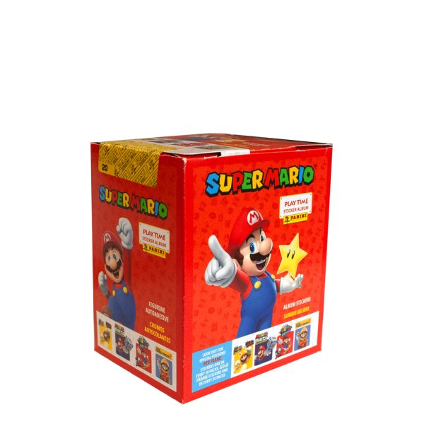 Panini Super Mario Playtime 2023 Sammelsticker 1 Display 36 Tüten