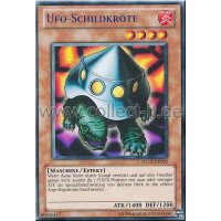 DL12-DE002 UFO-Schildkröte - Blaue Schrift