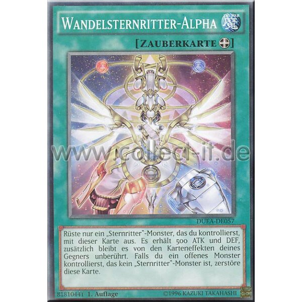 DUEA-DE057 Wandelsternritter-Alpha - 1. Auflage