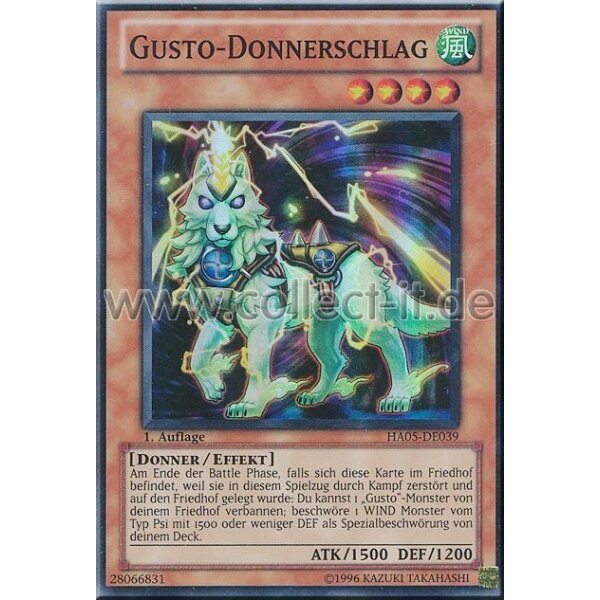 HA05-DE039 Gusto Donnerschlag