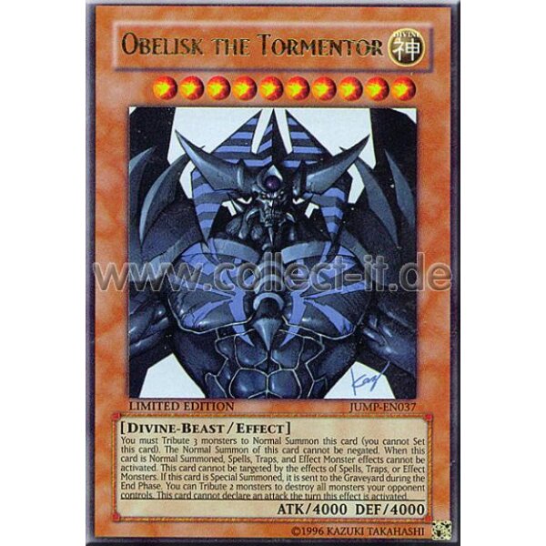 JUMP-EN037 Obelisk the Tormentor