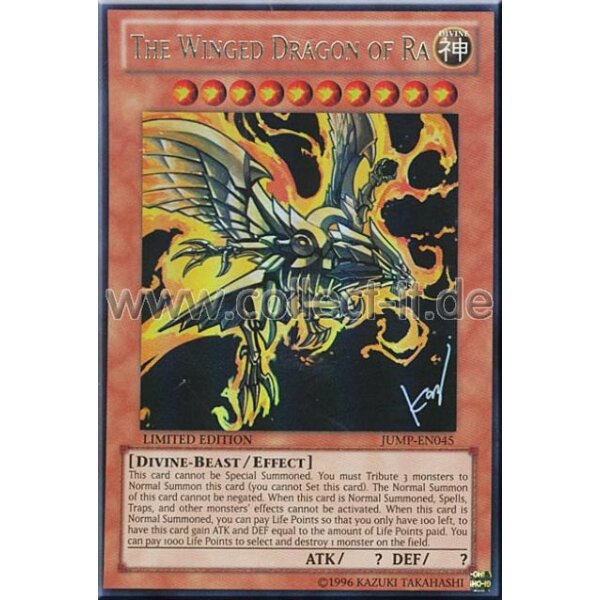 JUMP-EN045 The Winged Dragon of Ra