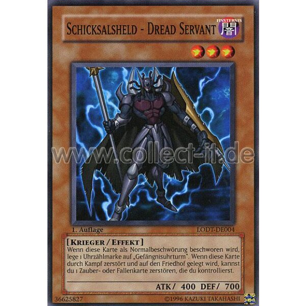 LODT-DE004 Schicksalsheld - Dread Servant - 1. Auflage