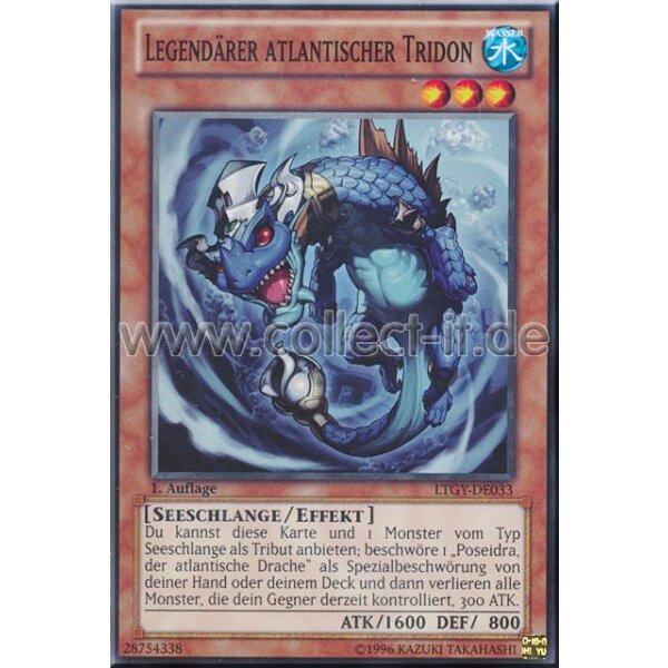 LTGY-DE033 Legendärer atlantischer Tridon - 1. Auflage