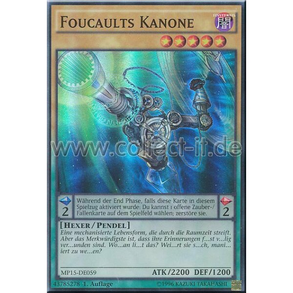 MP15-DE059 Foucaults Kanone