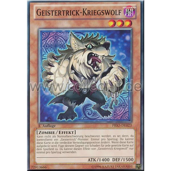 PRIO-DE023 Geistertrick-Kriegswolf - 1. Auflage