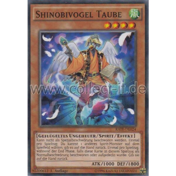 RATE-DE024 Shinobivogel Taube - 1. Auflage