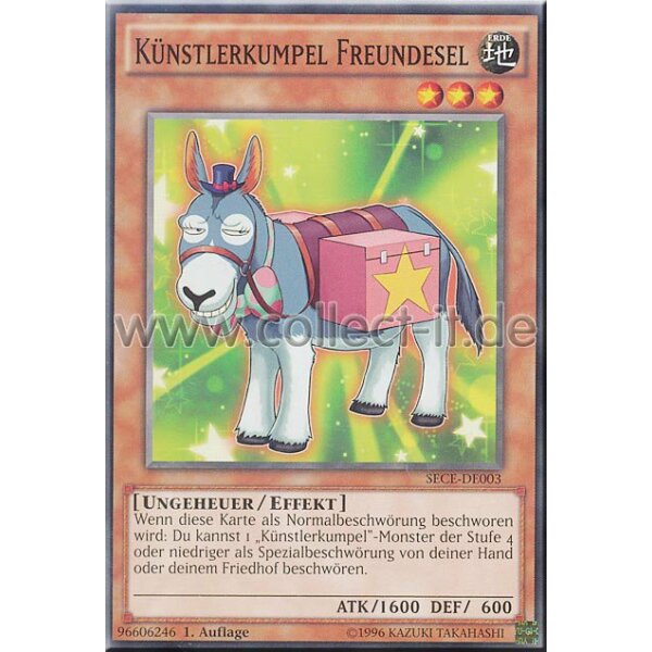 SECE-DE003 Künstlerkumpel Freundesel - 1. Auflage