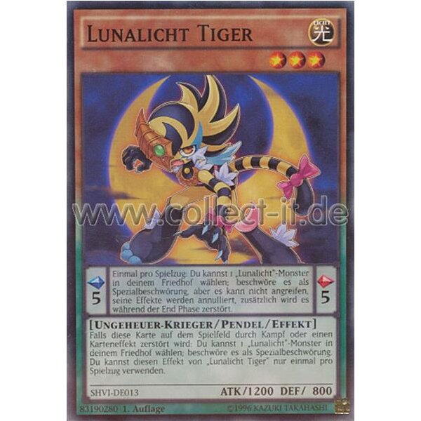 SHVI-DE013 Lunalicht Tiger - Shining Victories - 1. Auflage