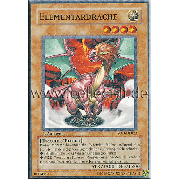 SOD-DE023 Elementardrache - 1. Auflage