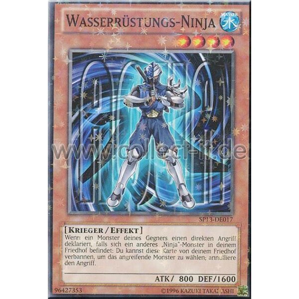 SP13-DE017 Wasserrüstungs-Ninja - unlimitiert - Starfoil