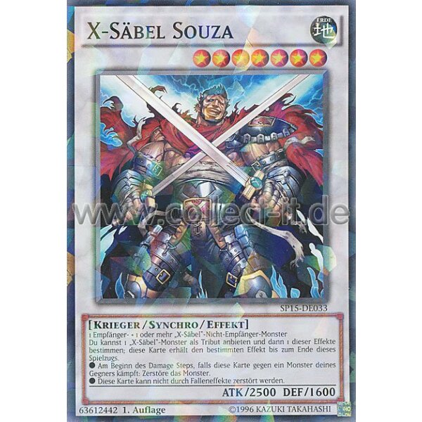 SP15-DE033-SF X-Säbel Souza - 1. Auflage - Shatterfoil