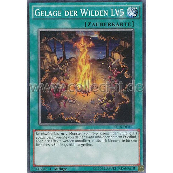 SP15-DE041 Gelage der Wilden LV5 - 1. Auflage