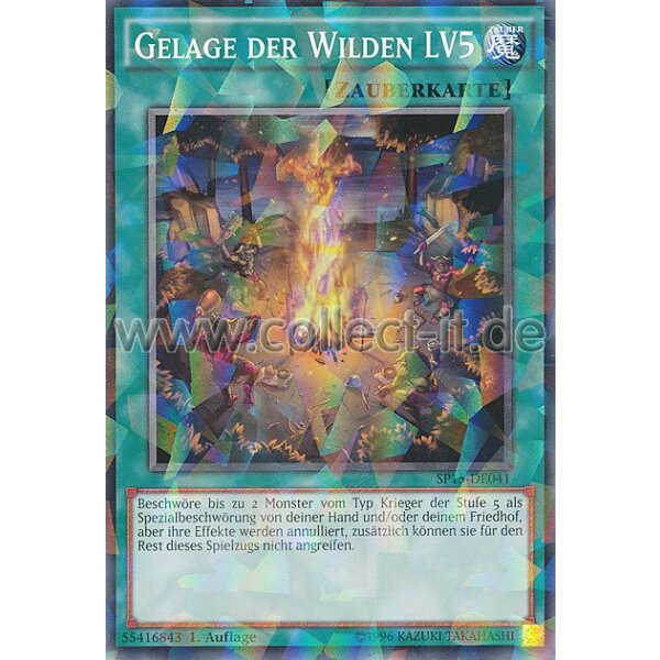 SP15-DE041-SF Gelage der Wilden LV5 - 1. Auflage - Shatterfoil