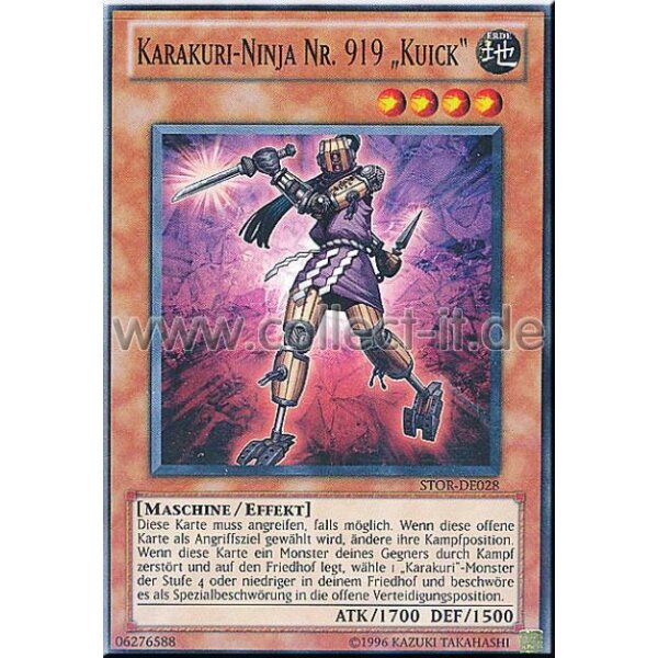 STOR-DE028 Karakuri-Ninja Nr. 919 „Kuick“ - unlimitiert