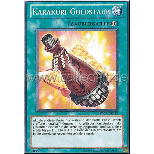 STOR-DE053 Karakuri-Goldstaub - unlimitiert