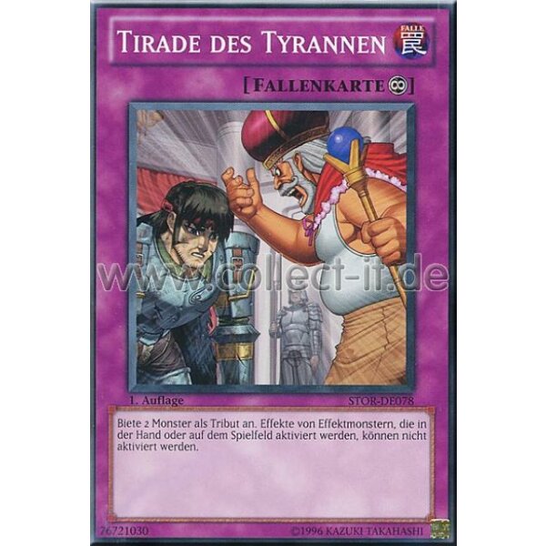 STOR-DE078 Tirade des Tyrannen - 1. Auflage