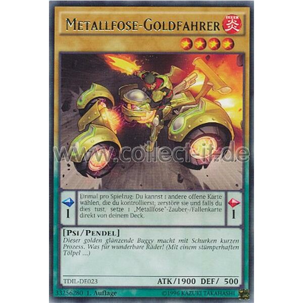 TDIL-DE023 - Metallfose-Goldfahrer