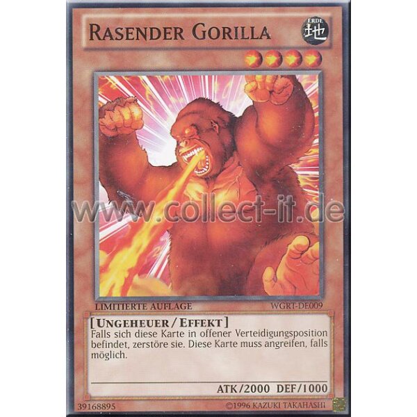 WGRT-DE009 Rasender Gorilla - Common