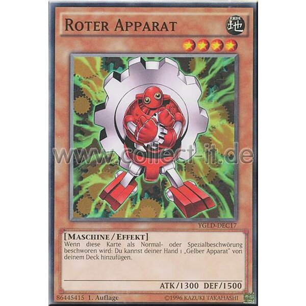 YGLD-DEC17 Roter Apparat