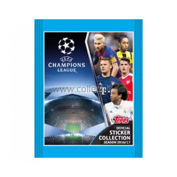 TOPPS Champions League 2016/17 Sticker - 1 Tüte