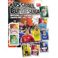 Topps Bundesliga 11/12 Sticker - Komplettsatz+Leeralbum