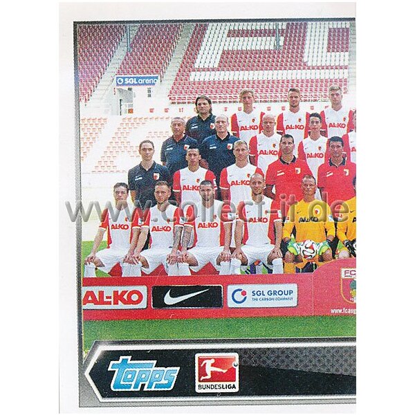 Topps Bundesliga 2014/15  -  Sticker 4 - FCA Mannschaftsbild 1