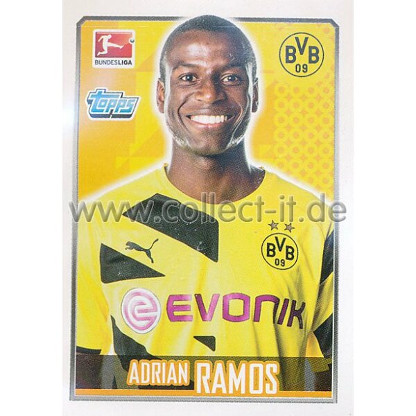 Topps Bundesliga 2014/15  -  Sticker 62 - Adrian Ramos