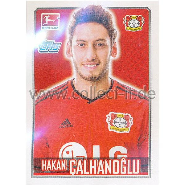 Topps Bundesliga 2014/15  -  Sticker 165 - Hakan Calhanoglu