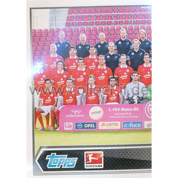 Topps Bundesliga 2014/15  -  Sticker 169 - FSV Mainz Mannschaftsbild 1