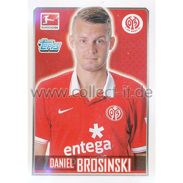 Topps Bundesliga 2014/15  -  Sticker 176 - Daniel Brosinki