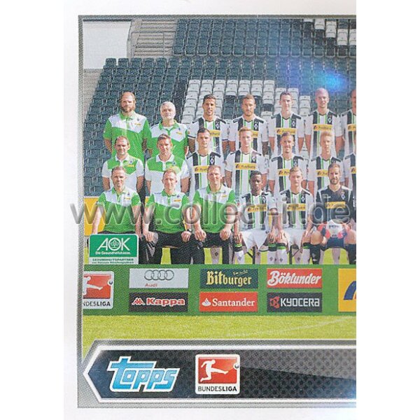 Topps Bundesliga 2014/15  -  Sticker 184 - Borussia Mönchengladbach Mannschaft 1