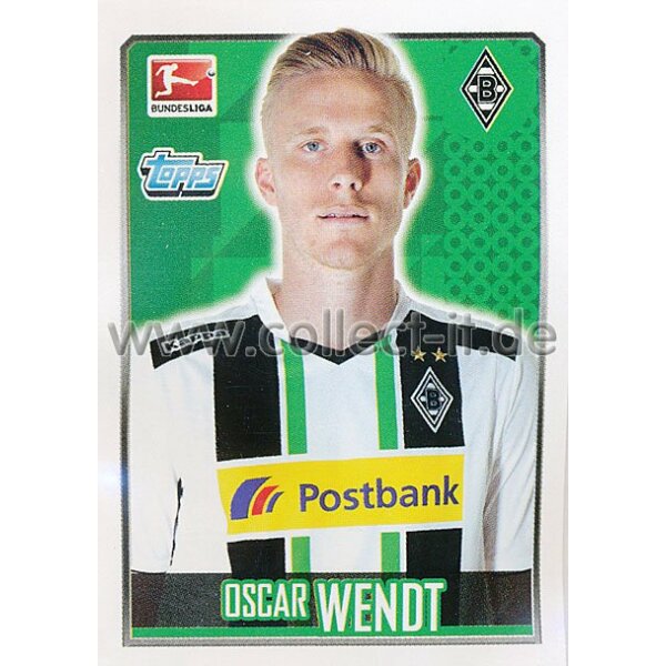 Topps Bundesliga 2014/15  -  Sticker 190 - Oscar Wendt