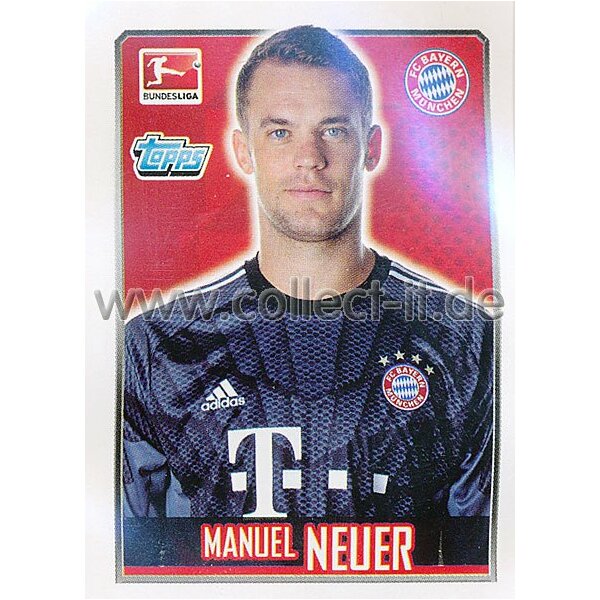 Topps Bundesliga 2014/15  -  Sticker 202 - Manuel Neuer