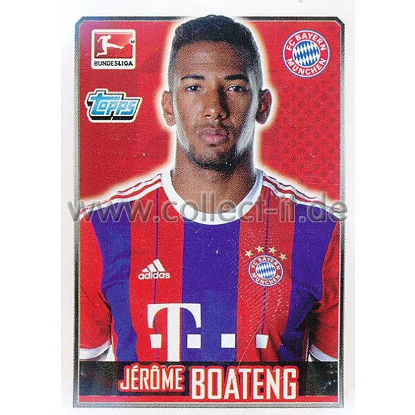 Topps Bundesliga 2014/15  -  Sticker 203 - Jérôme Boateng