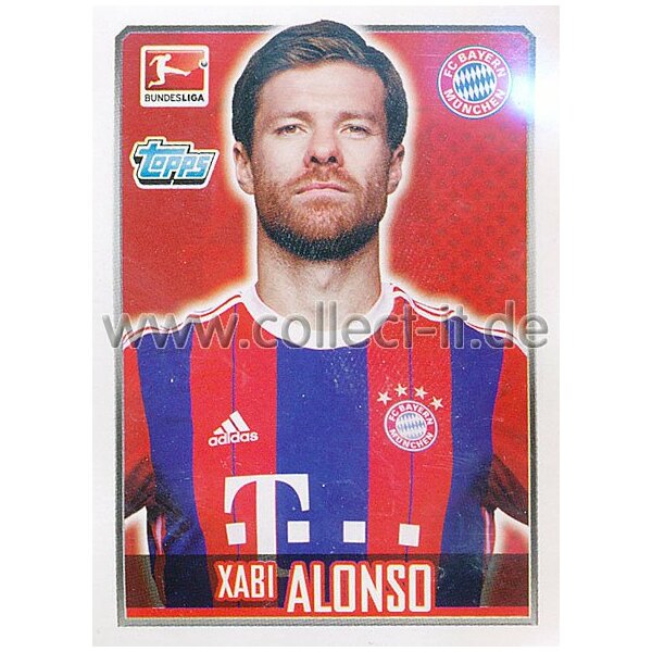 Topps Bundesliga 2014/15  -  Sticker 207 - Xabi Alonso