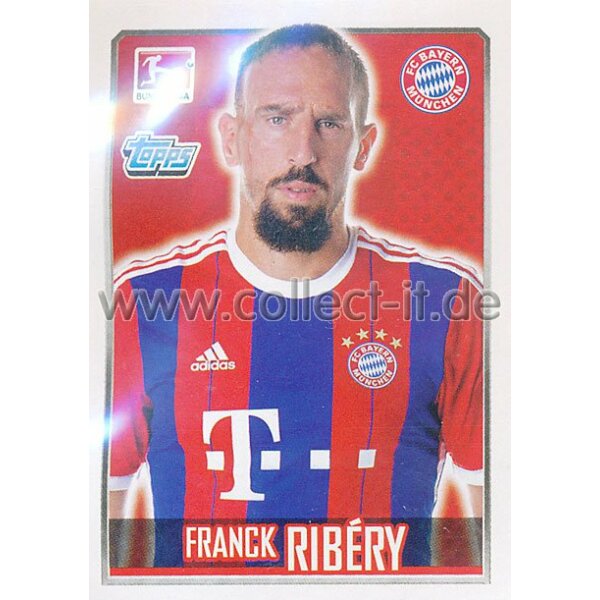 Topps Bundesliga 2014/15  -  Sticker 210 - Franck Ribéry