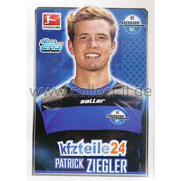 Topps Bundesliga 2014/15  -  Sticker 220 - Patrick Ziegler