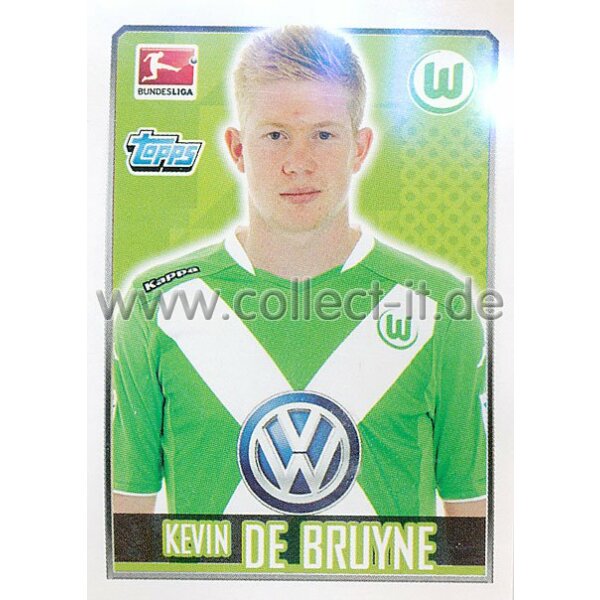 Topps Bundesliga 2014/15  -  Sticker 270 - Kevin de Bruyne