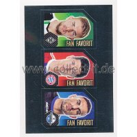 Topps Bundesliga 2014/15  -  Sticker F13-15 - Gladbach,...