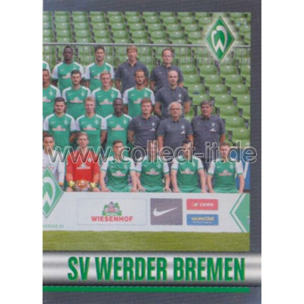 TOPPS Bundesliga 2015/2016 - Sticker 50 - SV Werder Bremen Teambild 2