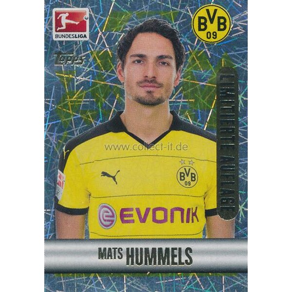 TOPPS Bundesliga 2015/2016 - Sticker 99 - Hummels - Limitierte Auflage