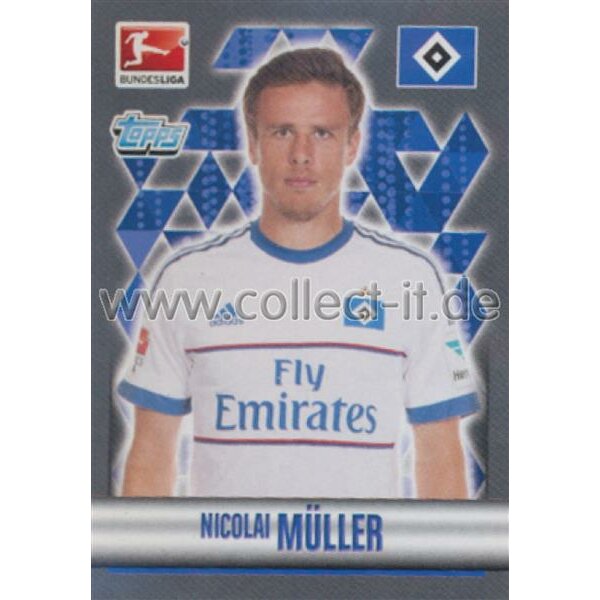 TOPPS Bundesliga 2015/2016 - Sticker 150 - Nicolai Müller