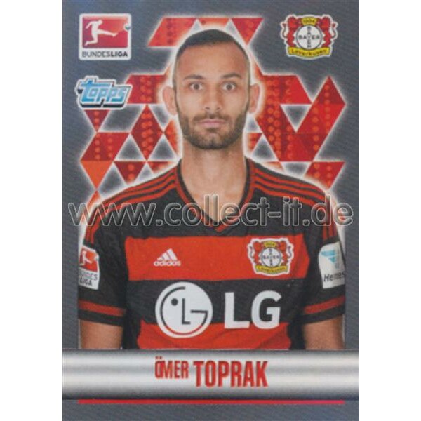 TOPPS Bundesliga 2015/2016 - Sticker 255 - ömer Toprak