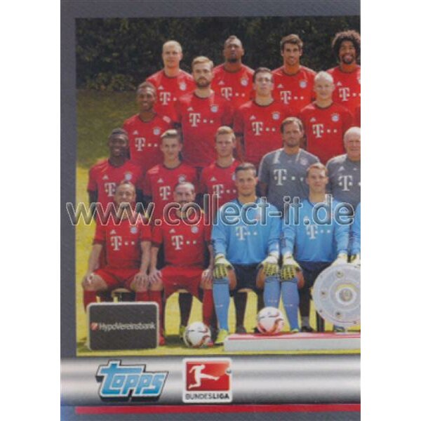 TOPPS Bundesliga 2015/2016 - Sticker 313 - FC Bayern München Teambild 1