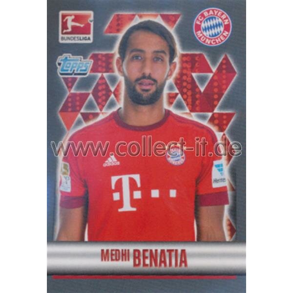 TOPPS Bundesliga 2015/2016 - Sticker 319 - Medhi Benatia